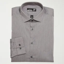 J. Ferrar Ultra Comfort Mens Slim Fit Easy Care Stretch Fabric Long Sleeve Dress Shirt