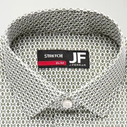 J. Ferrar Ultra Comfort Mens Slim Fit Stretch Fabric Wrinkle Free Long Sleeve Dress Shirt