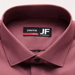 J. Ferrar Ultra Comfort Mens Slim Fit Stretch Fabric Wrinkle Free Long Sleeve Dress Shirt