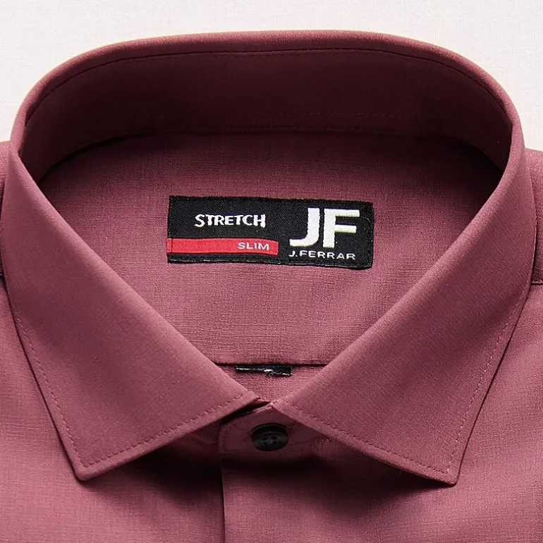 J. Ferrar Ultra Comfort Mens Slim Fit Stretch Fabric Wrinkle Free Long Sleeve Dress Shirt