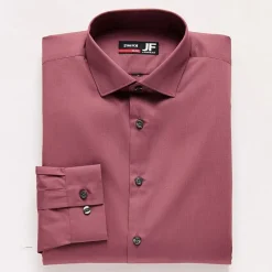 J. Ferrar Ultra Comfort Mens Slim Fit Stretch Fabric Wrinkle Free Long Sleeve Dress Shirt