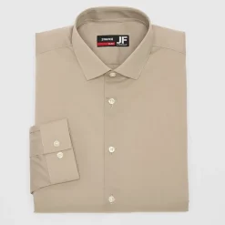 J. Ferrar Ultra Comfort Mens Slim Fit Stretch Fabric Wrinkle Free Long Sleeve Dress Shirt