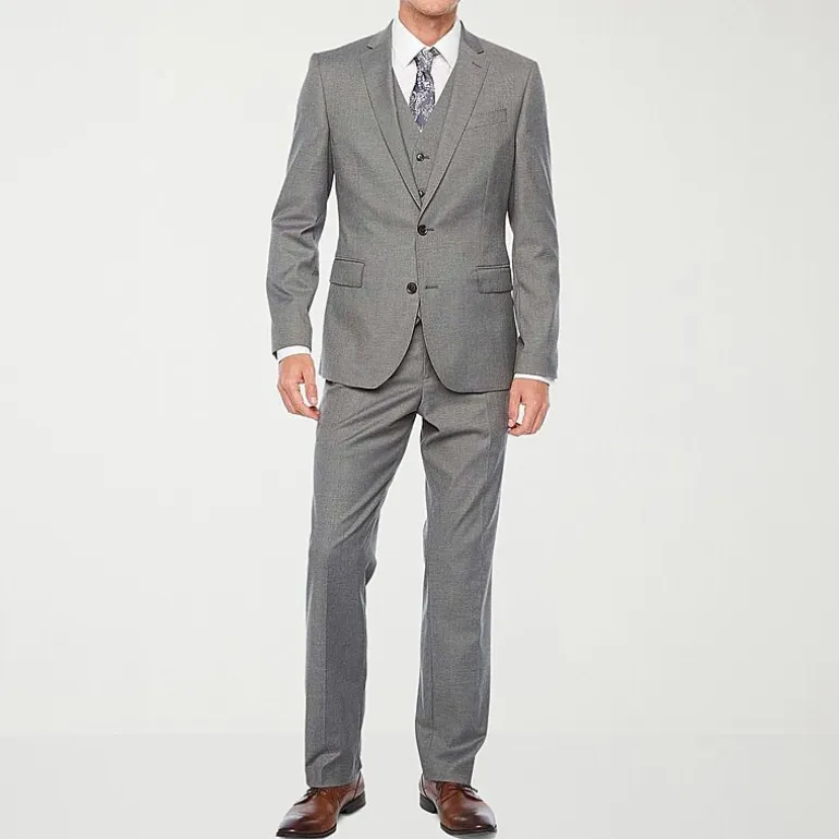 J. Ferrar Ultra Comfort Mens Stretch Fabric Slim Fit Suit Jacket