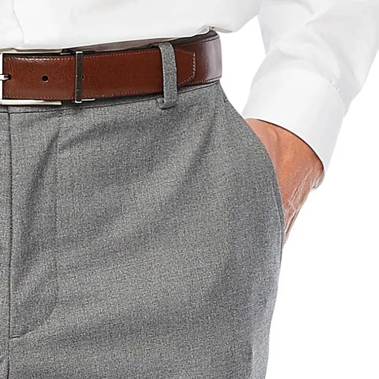 J. Ferrar Ultra Comfort Mens Stretch Fabric Slim Fit Flat Front Suit Pant