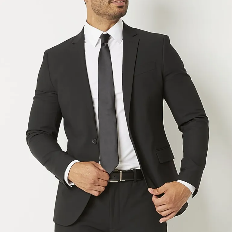 J. Ferrar Ultra Comfort Mens Stretch Fabric Super Slim Fit Suit Jacket