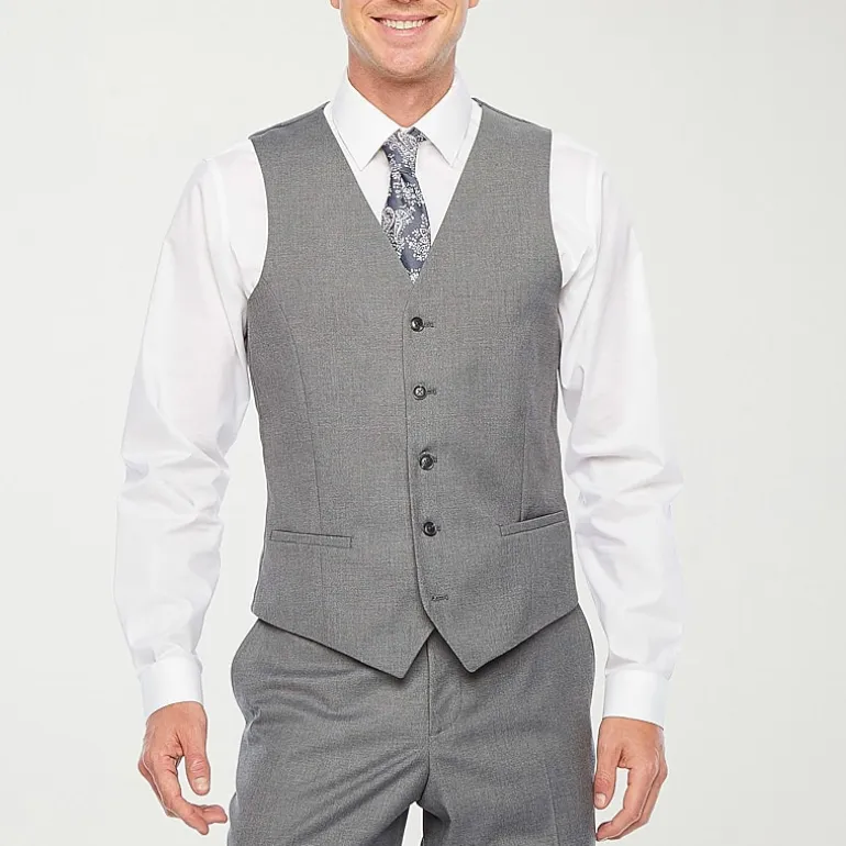 J. Ferrar Ultra Comfort Stretch Slim Fit Suit Vest