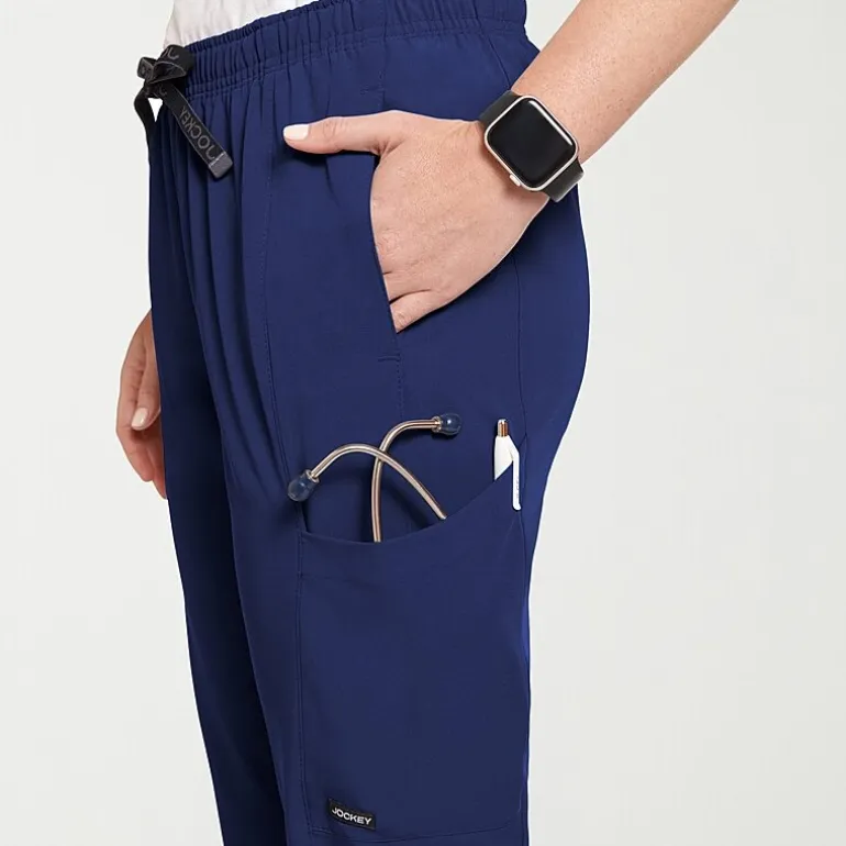 Jockey 2520 Cargo 4-Pocket Womens Petite Stretch Fabric Scrub Pant