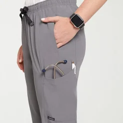 Jockey 2520 Cargo 4-Pocket Womens Petite Stretch Fabric Scrub Pant