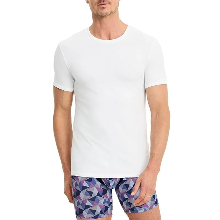 Jockey Mens 2 Pack Short Sleeve Crew Neck MOISTURE_WICKING T-Shirt Plus Tall