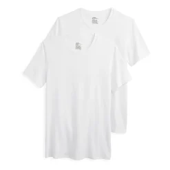 Jockey Mens 2 Pack Short Sleeve Crew Neck MOISTURE_WICKING T-Shirt Plus Tall