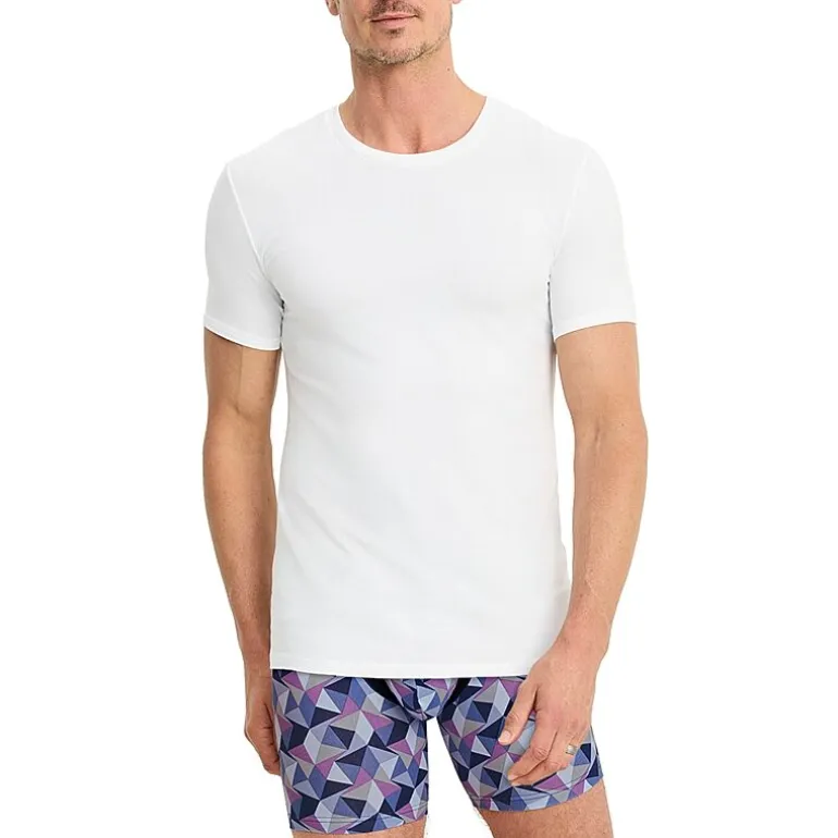 Jockey Mens 3 Pack Short Sleeve Crew Neck Moisture Wicking T-Shirt