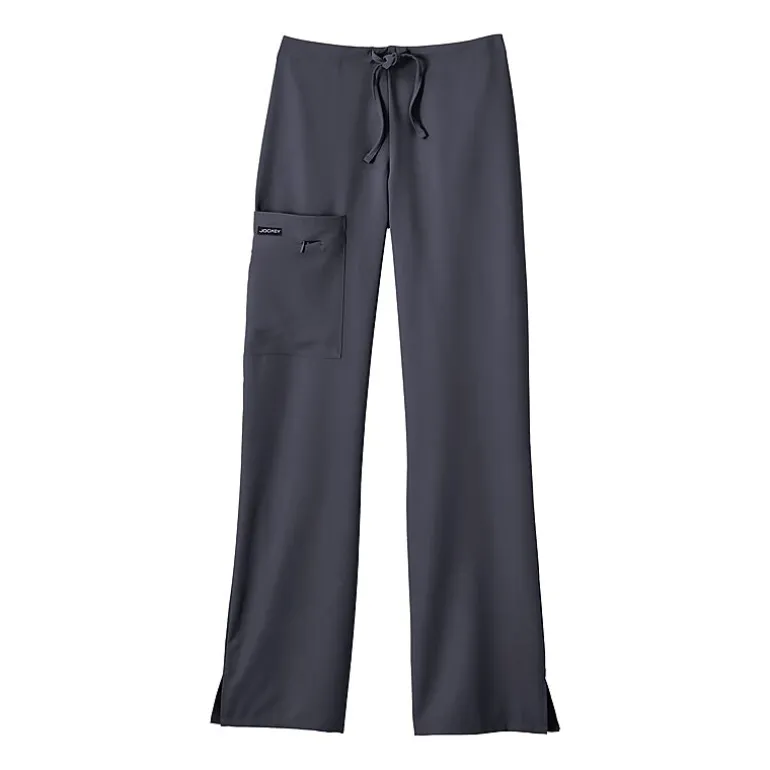 Jockey 2249 Tie-Waist 4-Pocket Womens Petite Scrub Pant