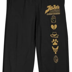 Jojos Bizarre Adventure Mens Fleece 1 Pair Pajama Pants