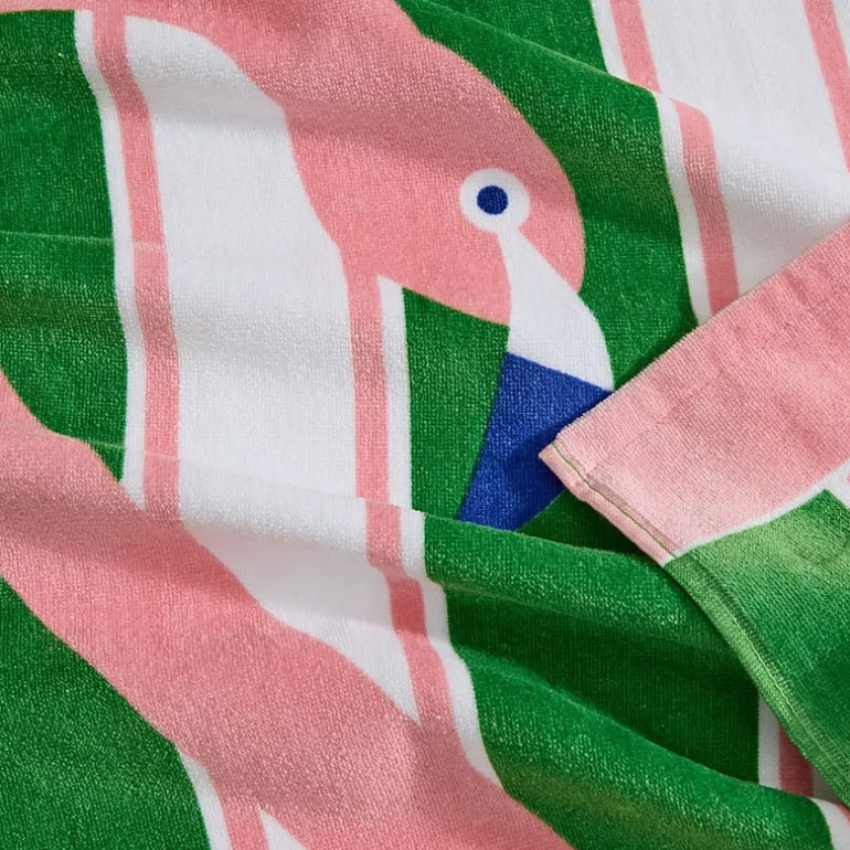 JONATHAN ADLER Flamingo Beach Towel