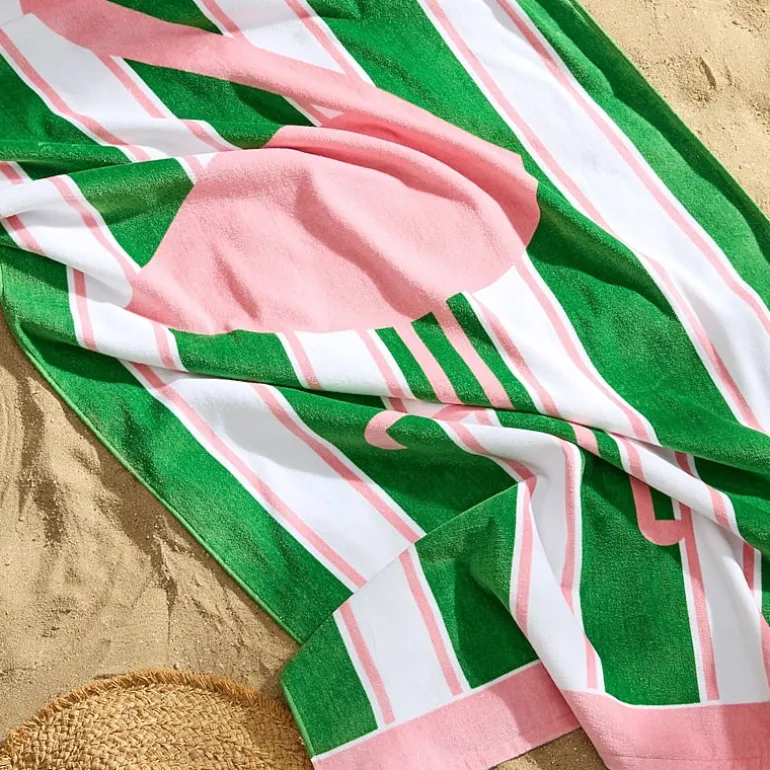 JONATHAN ADLER Flamingo Beach Towel