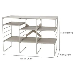 Joseph Joseph  Level Plus Adjust Stackable 12-Shelf Shoe Rack