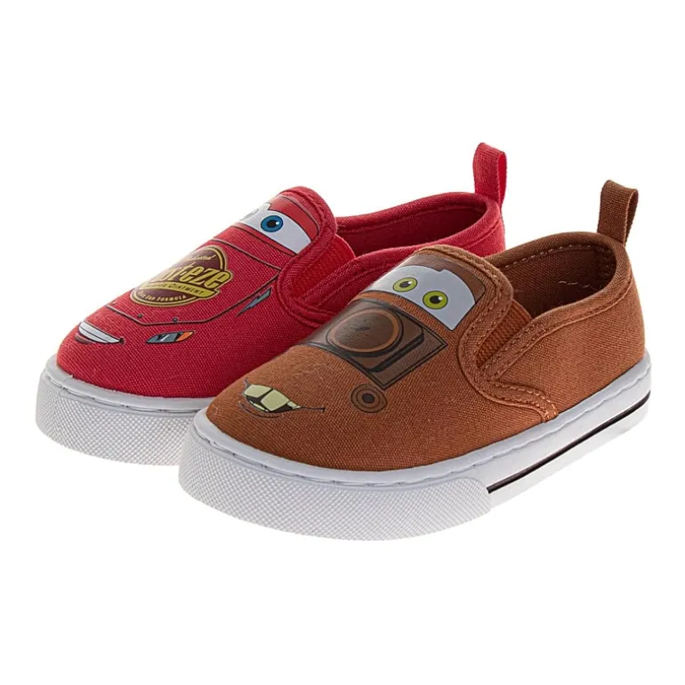 Josmo Boys Cars Round Closed Toe Slip-On Shoe