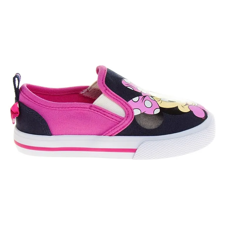 Josmo Girls Minnie Mouse Round Closed Toe Slip-On Shoe