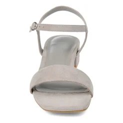 Journee Collection Beyla Womens Round Open Toe Block Heel Pumps