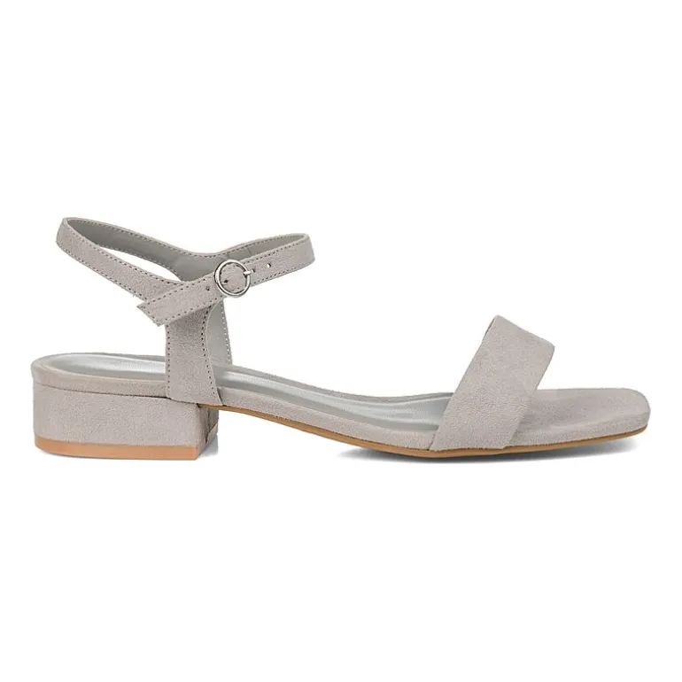 Journee Collection Beyla Womens Round Open Toe Block Heel Pumps