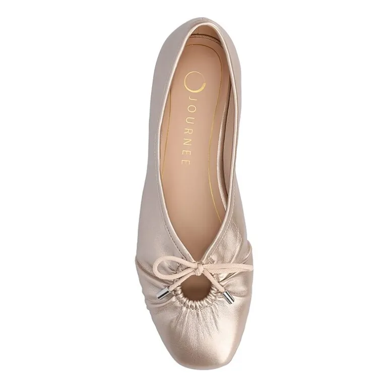 Journee Collection Callee Womens Square Ballet Flats