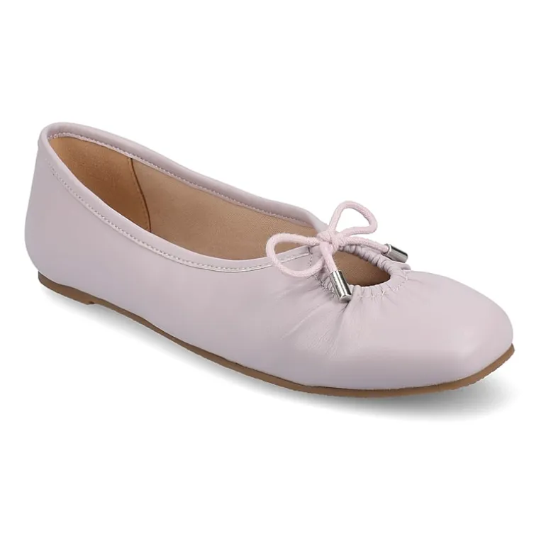 Journee Collection Callee Womens Square Ballet Flats