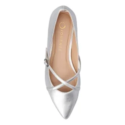 Journee Collection Camby Womens Pointed Closed Toe Ballet Flats