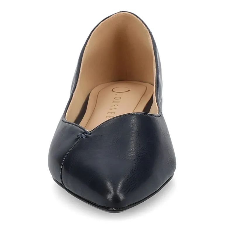 Journee Collection Carmin Womens Pointed Closed Toe Ballet Flats