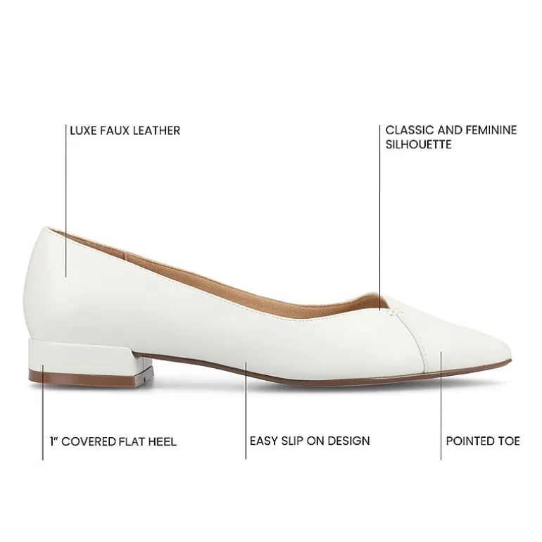 Journee Collection Carmin Womens Pointed Closed Toe Ballet Flats
