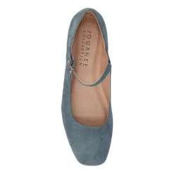 Journee Collection Carrie-Wd Womens Square Mary Jane Shoes Wide Width