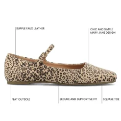 Journee Collection Carrie Womens Square Mary Jane Shoes