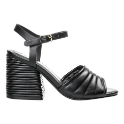 Journee Collection Charmaine Womens Round Open Toe Stacked Heel Pumps