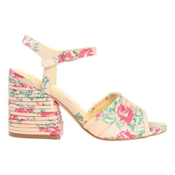 Journee Collection Charmaine Womens Round Open Toe Stacked Heel Pumps