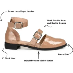 Journee Collection Constance Womens Round Mary Jane Shoes