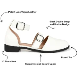 Journee Collection Constance Womens Round Mary Jane Shoes
