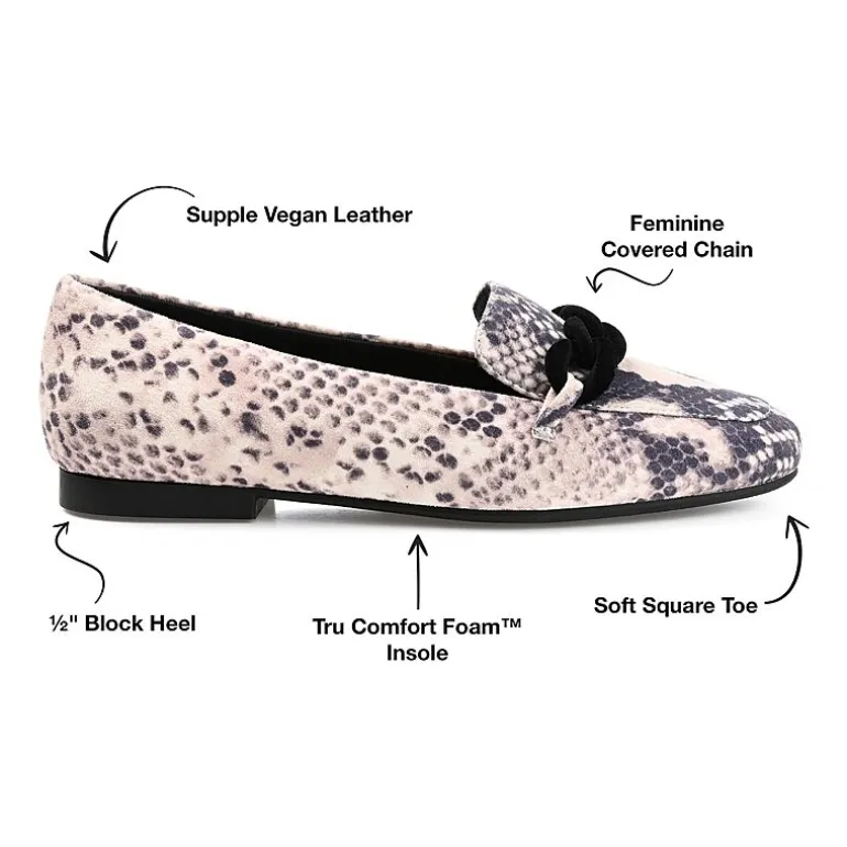 Journee Collection Cordell Womens Square Closed Toe Loafers