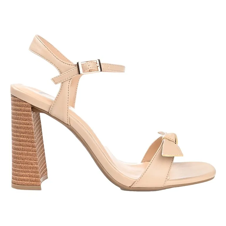 Journee Collection Dianne Womens Round Open Toe Stacked Heel Pumps