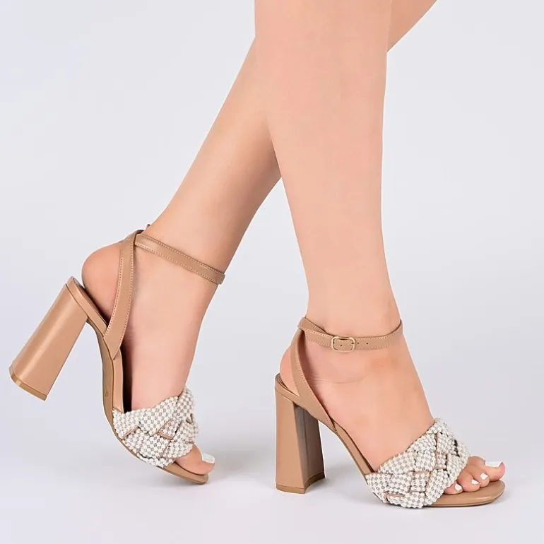 Journee Collection Dua Womens Round Open Toe Block Heel Pumps