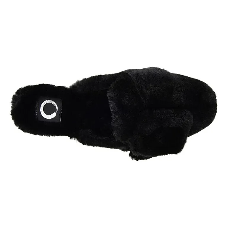 Journee Collection Eara Womens Slip-On Slippers
