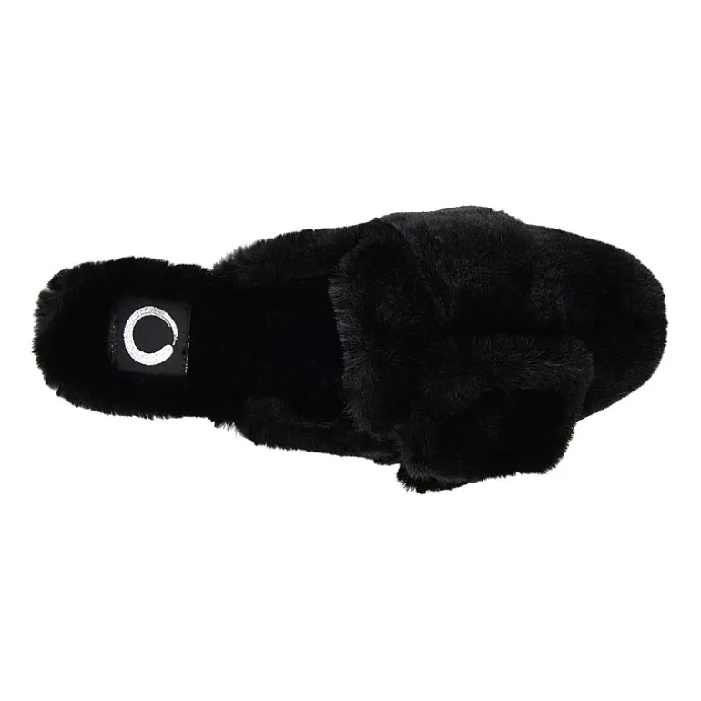 Journee Collection Eara Womens Slip-On Slippers