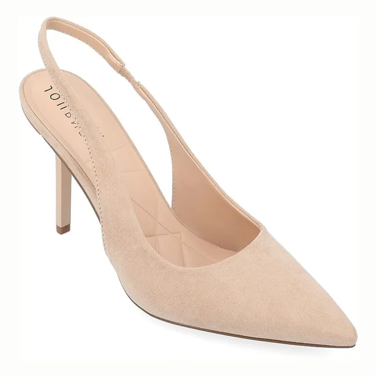 Journee Collection Elenney Womens Pointed Closed Toe Stiletto Heel Pumps