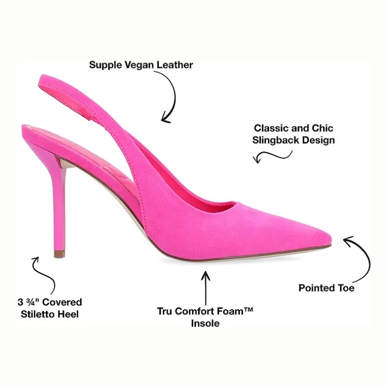 Journee Collection Elenney Womens Pointed Closed Toe Stiletto Heel Pumps
