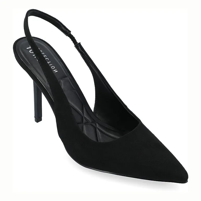 Journee Collection Elenney Womens Pointed Closed Toe Stiletto Heel Pumps