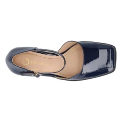 Journee Collection Evangeline Womens Moc Closed Toe Stacked Heel Pumps