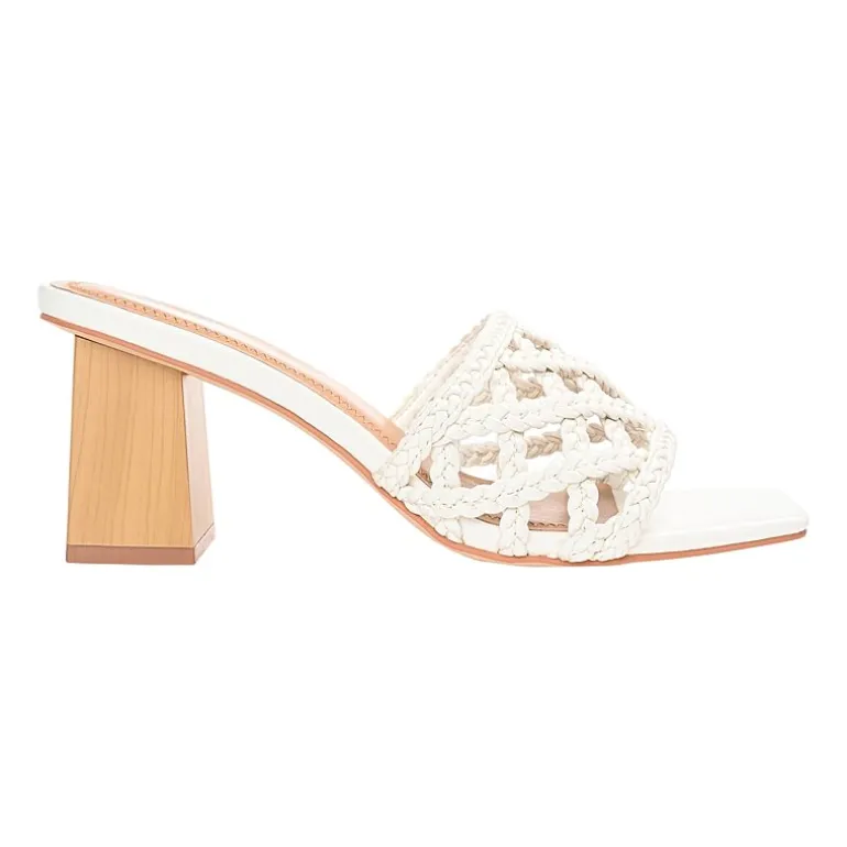 Journee Collection Evvie Womens Round Open Toe Block Heel Pumps