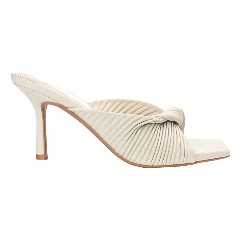 Journee Collection Greer Womens Round Open Toe Stiletto Heel Pumps