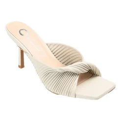 Journee Collection Greer Womens Round Open Toe Stiletto Heel Pumps