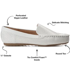 Journee Collection Halsey Womens Round Loafers