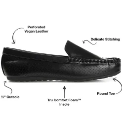 Journee Collection Halsey Womens Round Loafers