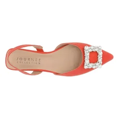 Journee Collection Hannae Womens Pointed Ballet Flats